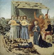 Piero della Francesca The Nativity oil painting reproduction